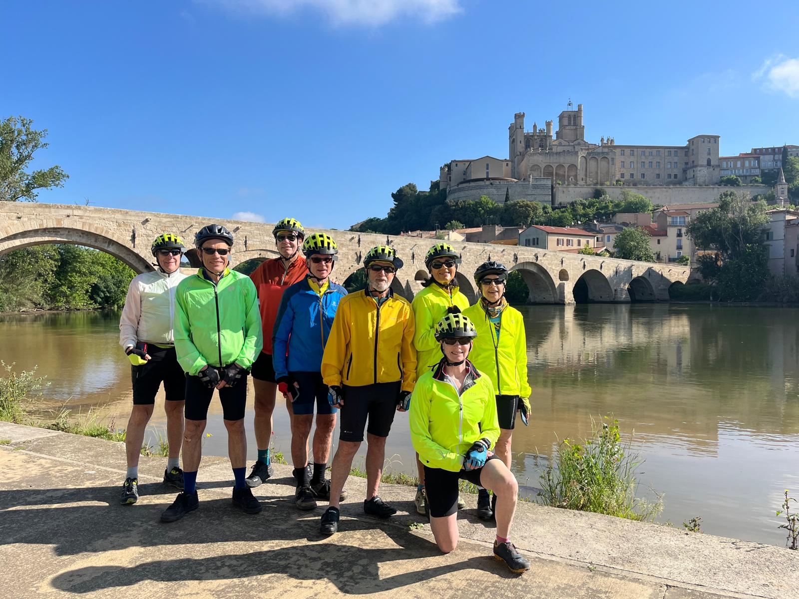 French Cycling Holidays group in Beziers